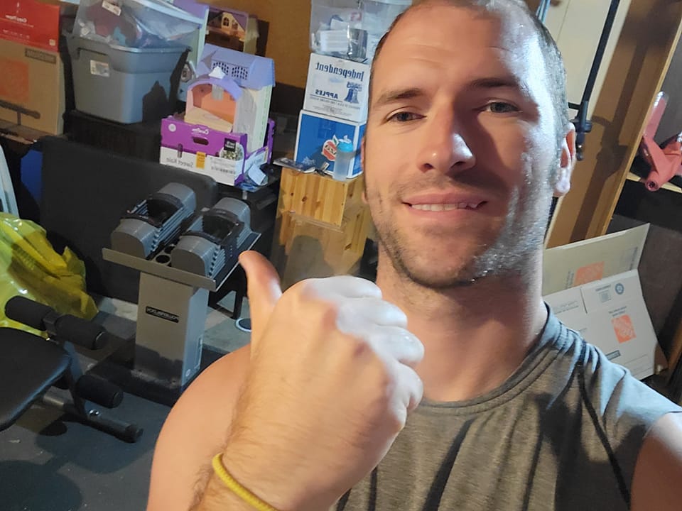 Me with my garage gym